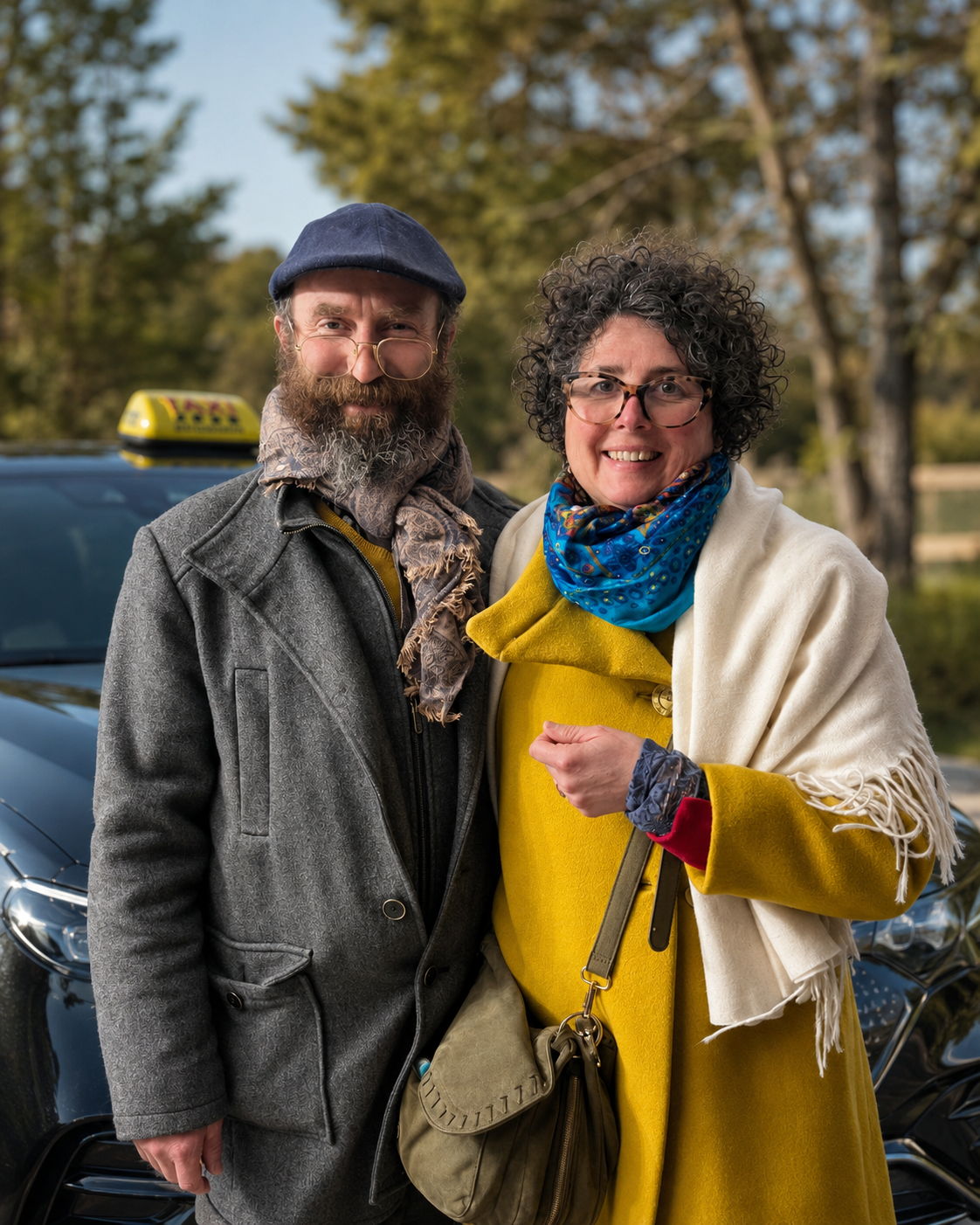 Peggy et Jérôme Allemand, taxi à Saint-Laurent-des-Arbres